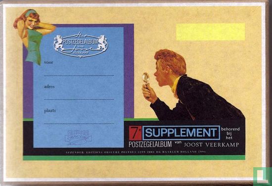 7e supplement behorende bij het Postzegelalbum van Joost Veerkamp - Afbeelding 1