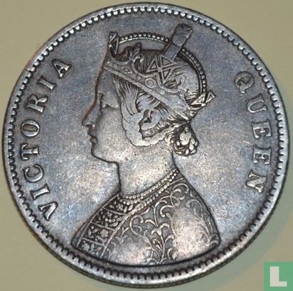 Inde britannique 1 rupee 1862 (A / 0/0) - Image 2