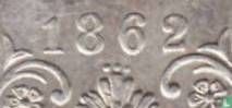 British India 1 rupee 1862 (B/II 0/3) - Image 3