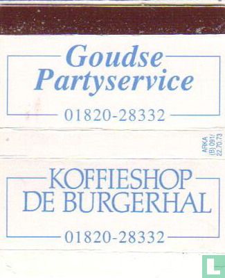 Goudse Partyservice - Koffieshop De Burgerhal