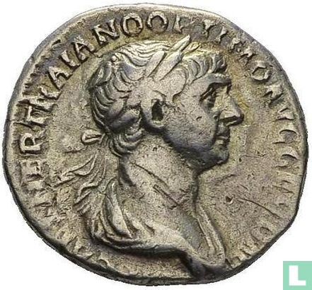 Romeinse Rijk Denarius Trajanus 98-117 - Afbeelding 1