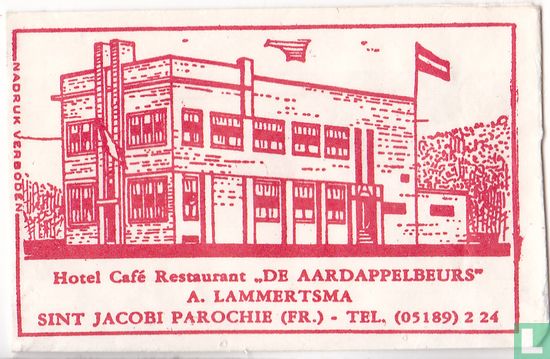 Hotel Café Restaurant "De Aardappelbeurs" - Afbeelding 1