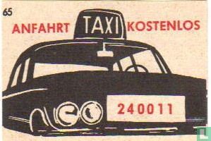 Taxi Anfahrt kostenlos