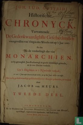 Historische Chronyck  - Image 1