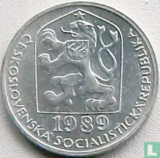 Tchécoslovaquie 10 haleru 1989 - Image 1