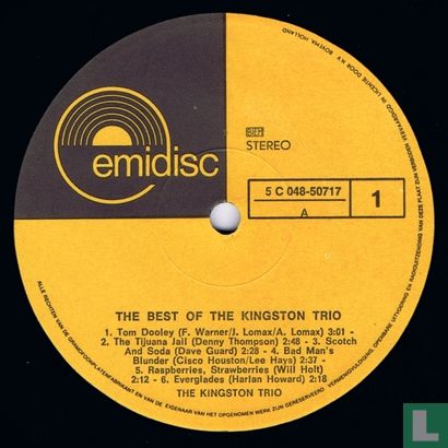 The Best of The Kingston trio - Afbeelding 3