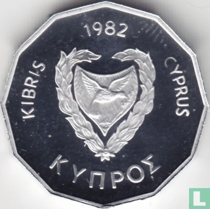 Cyprus 5 mils 1982 (PROOF) - Image 1