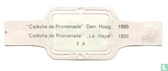 ”Calêche de Promenade”  La Haye 1855 - Image 2