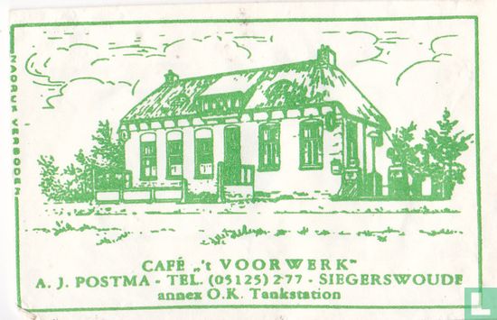 Café " 't Voorwerk"  - Image 1