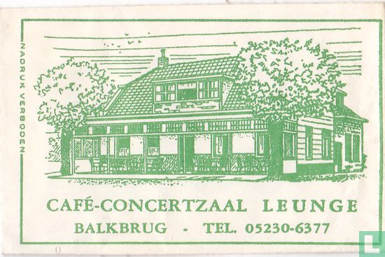 Café Concertzaal Leunge  - Image 1
