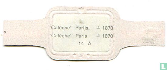 "Calêche" Paris ± 1870 - Image 2