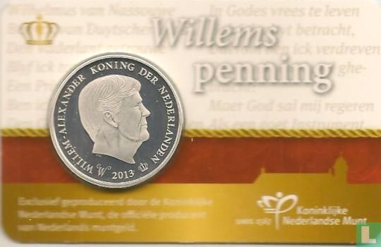 Nederland 2013 "Willems Penning" (Coincard)  - Image 1