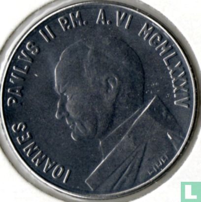 Vatican 100 lire 1984 "Year of Peace" - Image 1