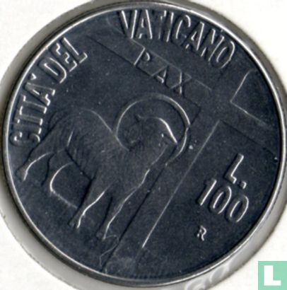 Vatican 100 lire 1984 "Year of Peace" - Image 2