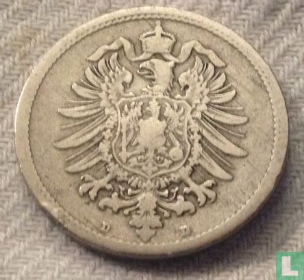 Empire allemand 10 pfennig 1889 (D) - Image 2