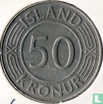 Island 50 Krónur 1971 - Bild 2