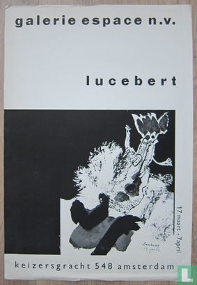 Lucebert _ affiche Galerie Espace, 1962
