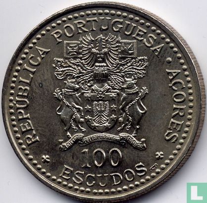 Azores 100 escudos 1986 (copper-nickel) "10th anniversary of regional autonomy" - Image 2