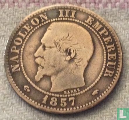 Frankrijk 2 centimes 1857 (A) - Afbeelding 1