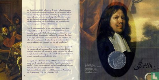 Nederland 10 gulden 1996 (folder) "Jan Steen" - Afbeelding 1