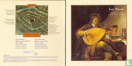Pays-Bas 10 gulden 1996 (folder) "Jan Steen" - Image 3