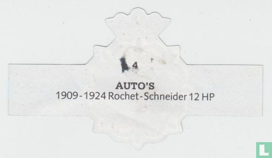 1909 - 1924 Rochet - Schneider 12 HP   - Afbeelding 2