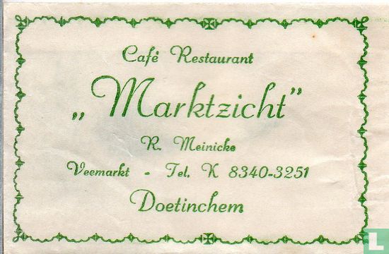 Café Restaurant "Marktzicht" - Afbeelding 1