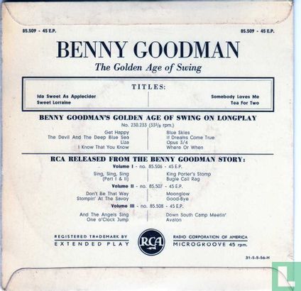 Benny Goodman's Golden Age  - Afbeelding 2
