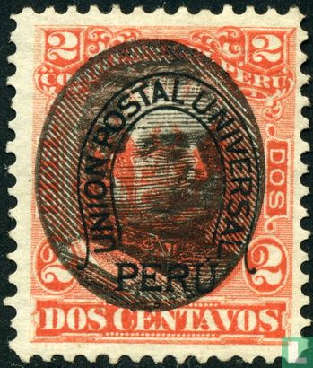 Coat of arms with double overprint - Image 1