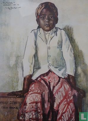 Portret van een Indisch jongetje