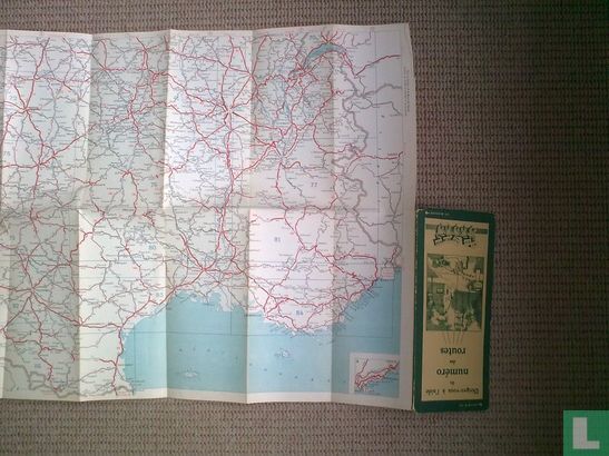 Carte Michelin Etat des Routes France Sud Eté 1930  - Afbeelding 1
