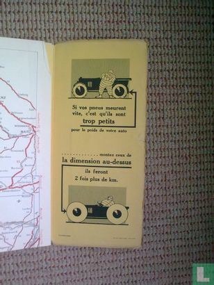 Carte Michelin Etat des Routes France Nord Eté 1930 - Afbeelding 3