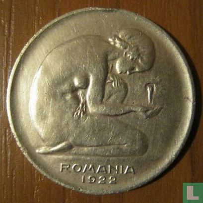 Roemenië 5 lei 1922 (Pattern) - Afbeelding 1