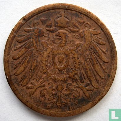 Empire allemand 2 pfennig 1904 (D) - Image 2