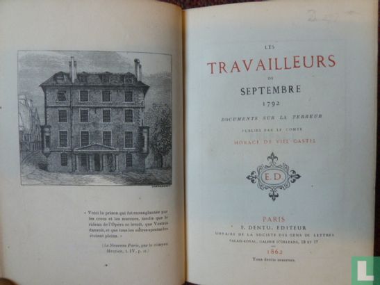 Les travailleurs de septembre 1792. Documents sur la terreur - Afbeelding 3