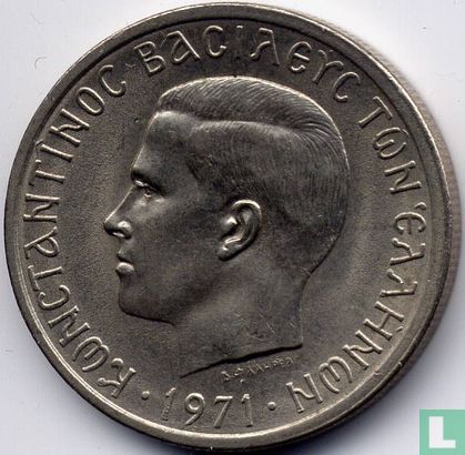 Greece 2 drachmai 1971 "The Regime of the Colonels of 21 April 1967" - Image 1