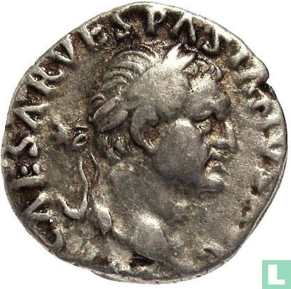 Römisches Reich - Vespasian 69-79, AR Denarius Rom 70 n. Chr. - Bild 1