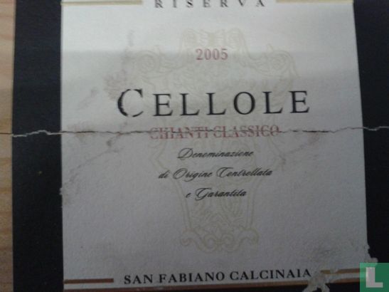 Chianti Classico Riserva " Cellole", 2005 - Afbeelding 2