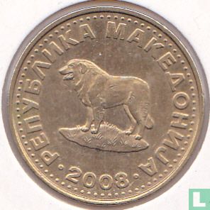 Macedonië 1 denar 2008 - Afbeelding 1