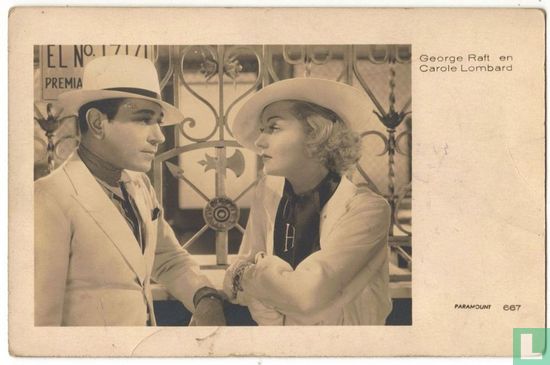 George Raft en Carole Lombard