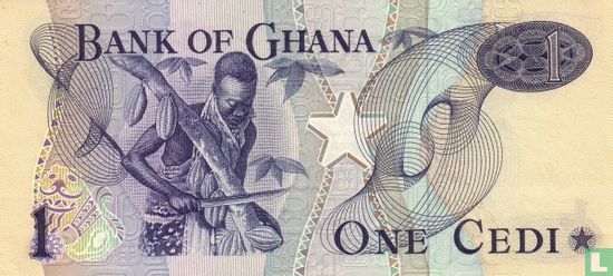 Ghana 1 Cedi 1975 - Image 2