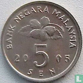Malaysia 5 sen 2005 - Image 1