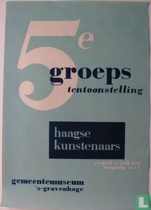 5e groepstentoonstelling Haagse kunstenaars