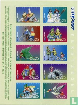 Reli Post Christmas Stamps