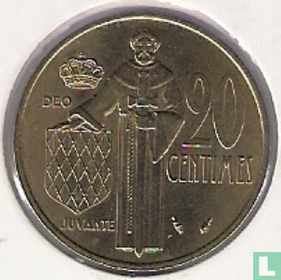 Monaco 20 centimes 1977 - Afbeelding 2