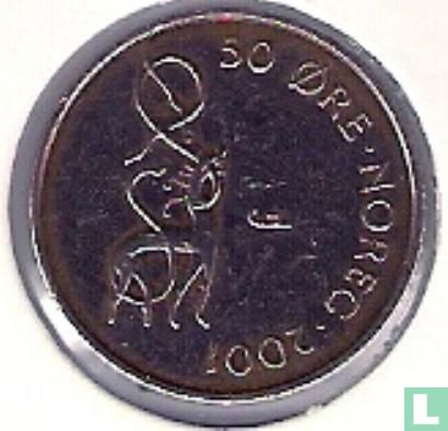 Norway 50 øre 2001 (with star) - Image 1