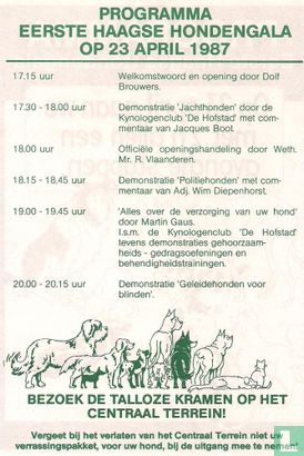 Programma eerste Haagse hondengala - Image 2