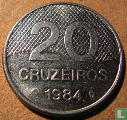 Brazilië 20 cruzeiros 1984 - Afbeelding 1