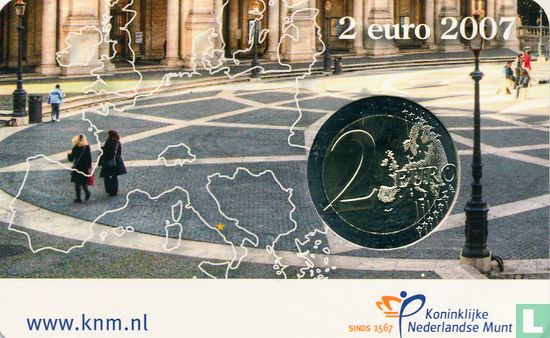 Pays-Bas 2 euro 2007 (coincard) "50th anniversary of the Treaty of Rome" - Image 2