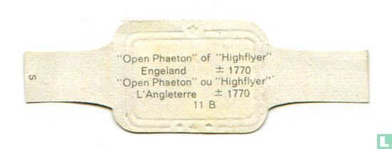 ”Open Phaeton” of  ”Highflyer”  Engeland  ± 1770 - Afbeelding 2